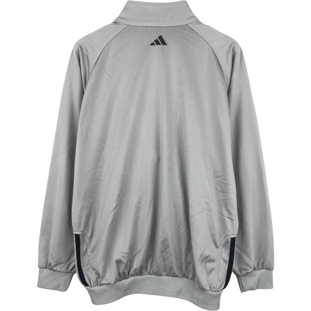 00'S adidas jersey track jacket, men's size M polyester gray type Vintage Second Hand