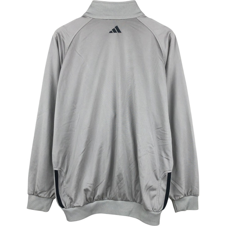 00'S adidas jersey track jacket, men's size M polyester gray type Vintage Second Hand