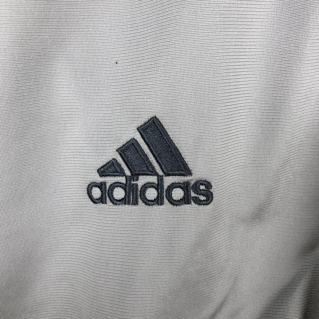 00'S adidas jersey track jacket, men's size M polyester gray type Vintage Second Hand
