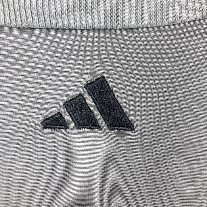 00'S adidas jersey track jacket, men's size M polyester gray type Vintage Second Hand