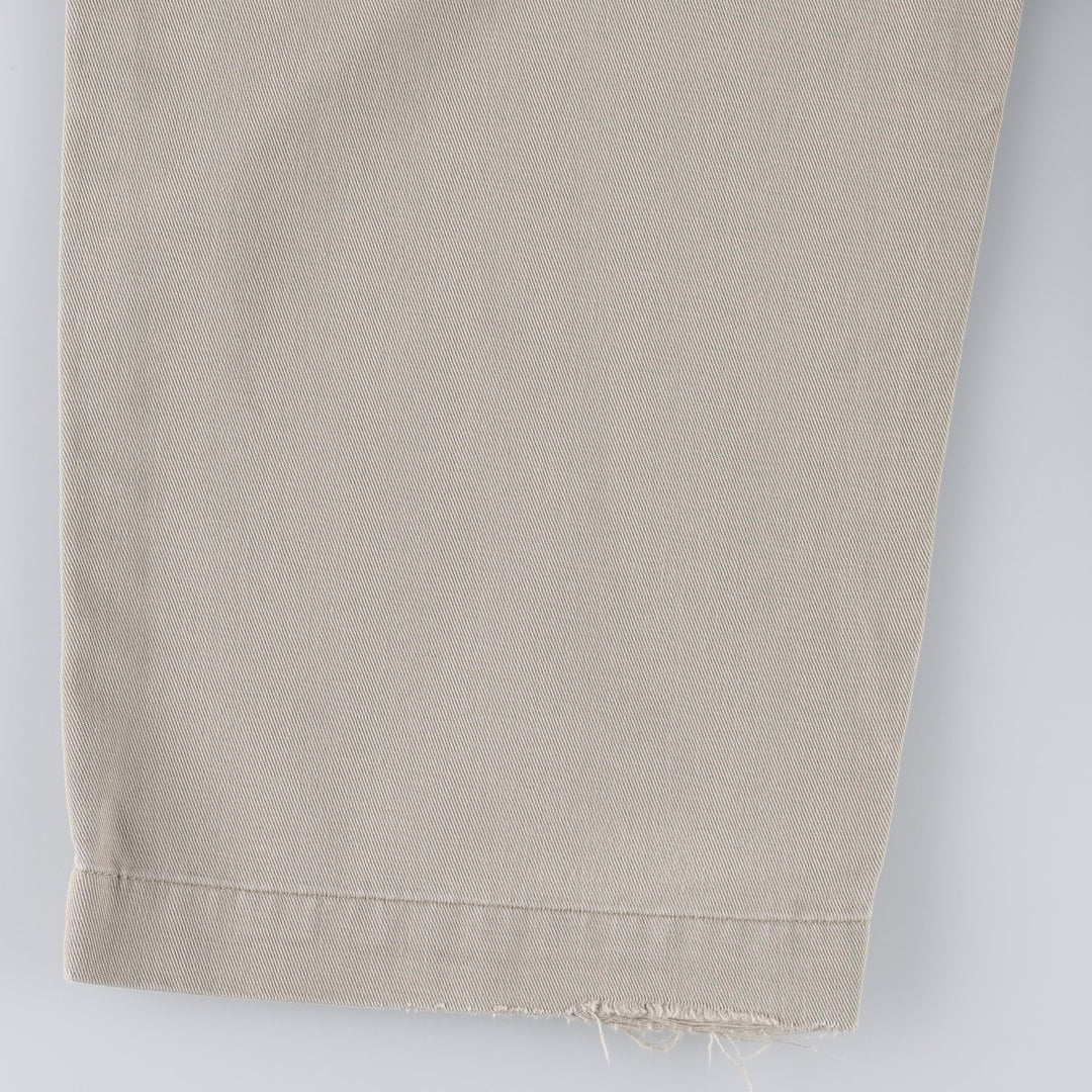 Ralph Lauren POLO RALPH LAUREN Chino Pants, Two-Pleat, Men's Size W34 (approx.) cotton Beige type Vintage Second Hand