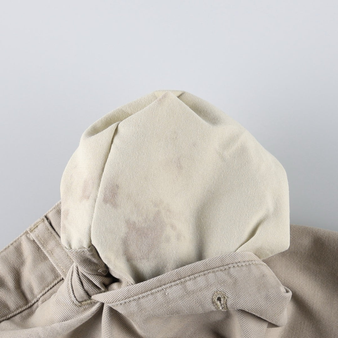 Ralph Lauren POLO RALPH LAUREN Chino Pants, Two-Pleat, Men's Size W34 (approx.) cotton Beige type Vintage Second Hand