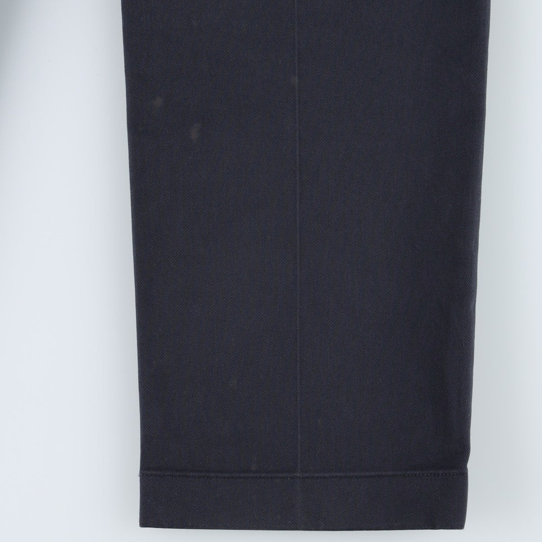 Brooks Brothers ADVANTAGE CHINO CLARK Chino Pants, Men's W35 (approx.) cotton navy blue type Vintage Second Hand
