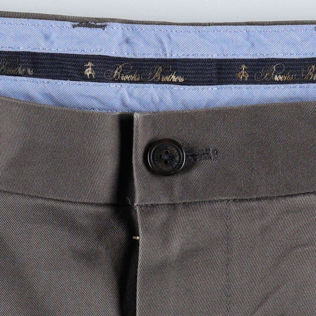 Brooks Brothers ADVANTAGE CHINO CLARK Chino Pants, Men's W37 (approx.) cotton Charcoal Vintage Second Hand