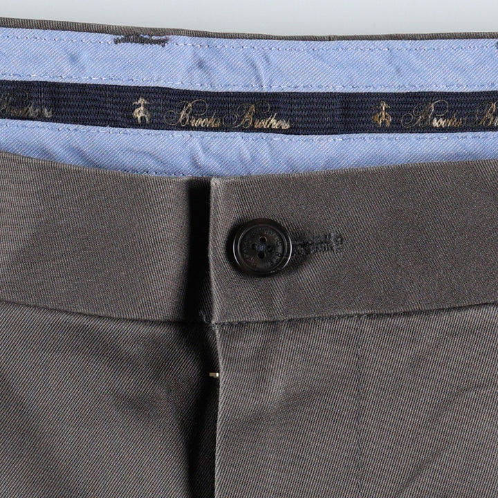 Brooks Brothers ADVANTAGE CHINO CLARK Chino Pants, Men's W37 (approx.) cotton Charcoal Vintage Second Hand