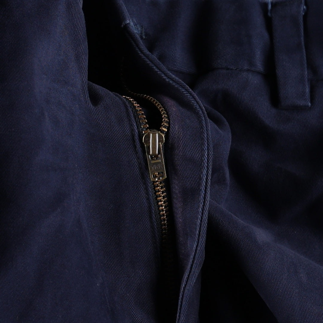 Brooks Brothers CLARK Chino Pants, Men's W35 (approx.) cotton navy blue type Vintage Second Hand