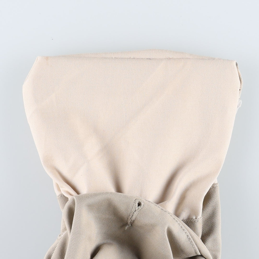 Brooks Brothers ADVANTAGE CHINO THOMPSON Two-Pleated Chino Pants, Men's, Size W34 cotton Beige type Vintage Second Hand