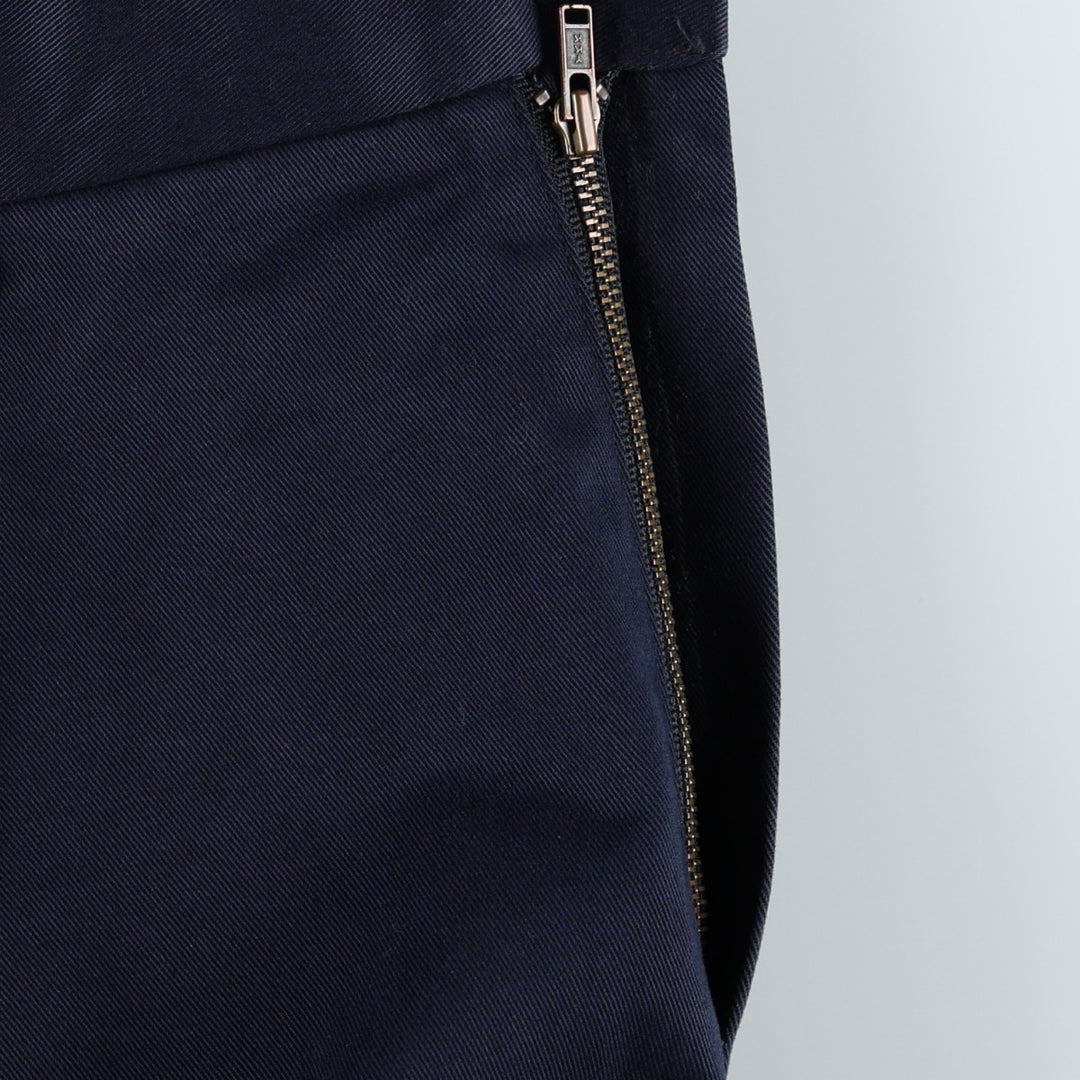 Brooks Brothers ADVANTAGE CHINO CLARK Chino Pants, Men's W33 (approx.) cotton navy blue type Vintage Second Hand