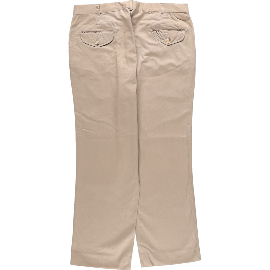 Vintage 70s-80'S LL Bean Chino Pants, Made in USA, Men's Size W36 (approx.) cotton Beige type Vintage Second Hand