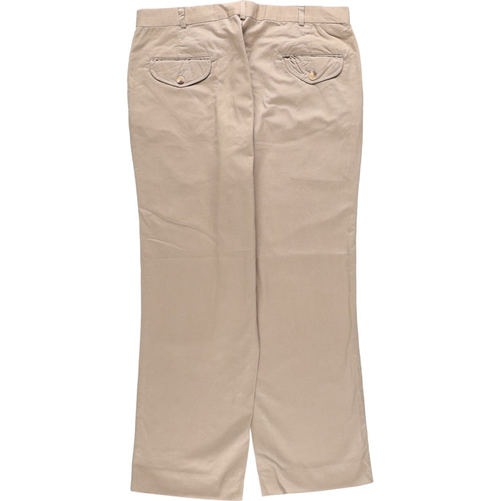 Vintage 70s-80'S LL Bean Chino Pants, Made in USA, Men's Size W36 (approx.) cotton Beige type Vintage Second Hand
