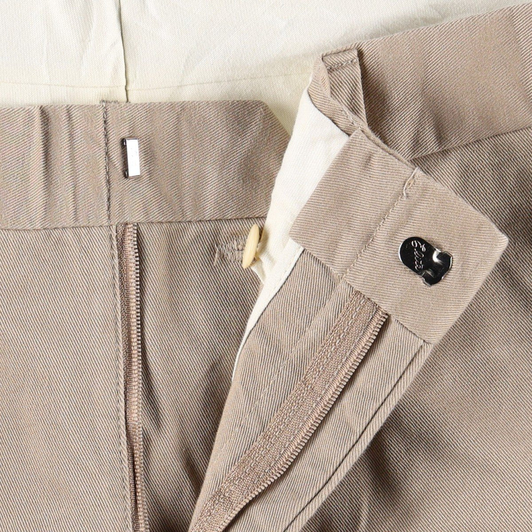 Vintage 70s-80'S LL Bean Chino Pants, Made in USA, Men's Size W36 (approx.) cotton Beige type Vintage Second Hand