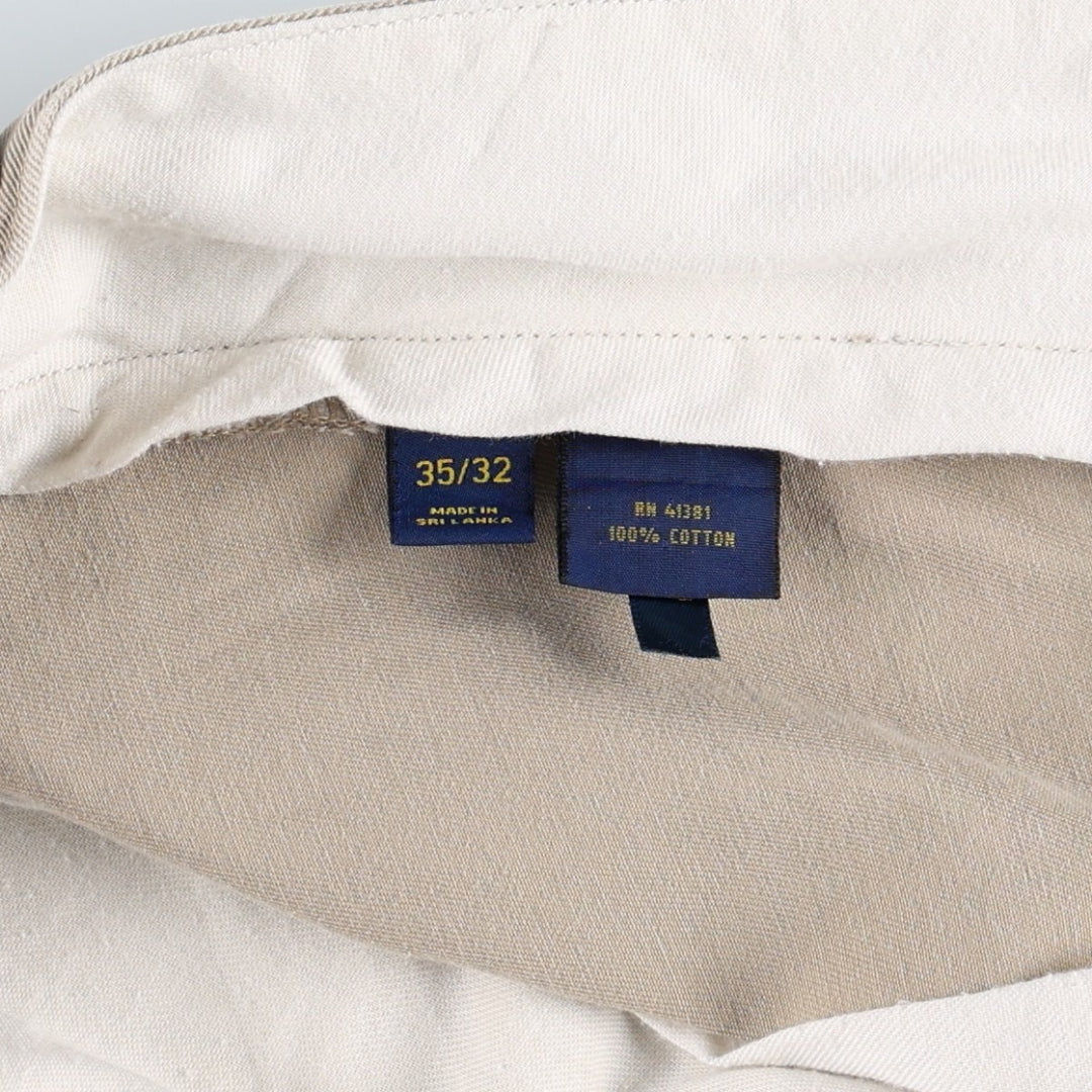 Ralph Lauren POLO RALPH LAUREN Classic Fit Chino Pants, Men's, Size W36 cotton Beige type Vintage Second Hand