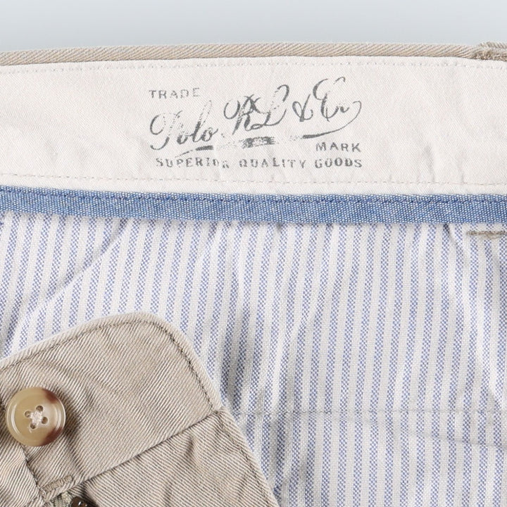 Ralph Lauren POLO RALPH LAUREN Classic Fit Chino Pants, Men's, Size W36 cotton Beige type Vintage Second Hand