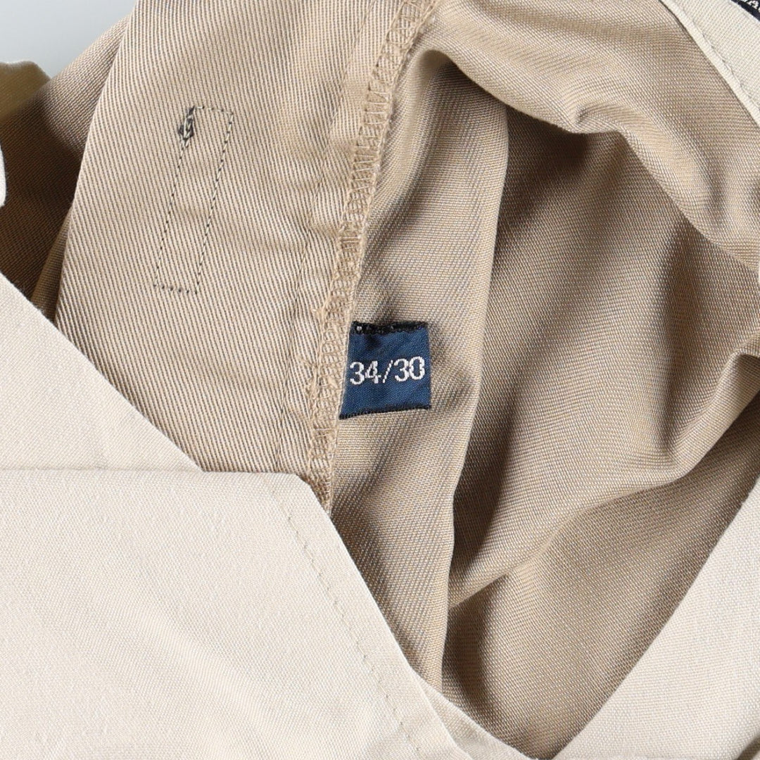 Ralph Lauren POLO RALPH LAUREN ANDREW PANT Two-pleat chino pants Men's size W34 cotton Beige type Vintage Second Hand
