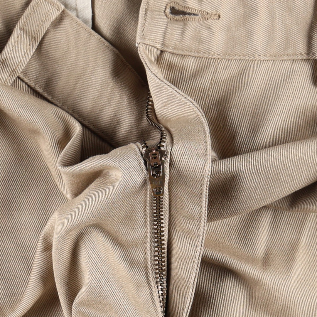 Ralph Lauren POLO RALPH LAUREN ANDREW PANT Two-pleat chino pants Men's size W34 cotton Beige type Vintage Second Hand