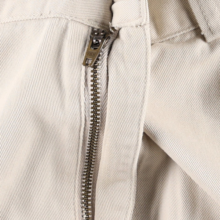 Ralph Lauren POLO by Ralph Lauren Chino Pants, Two-Pleat, Men's Size W39 (approx.) cotton ivory Vintage Second Hand