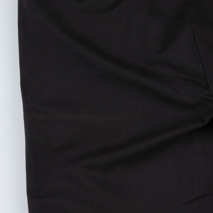 Brooks Brothers ADVANTAGE CHINO ELLIOT Two-Pleated Chino Pants, Men's, Size W35 cotton black type Vintage Second Hand