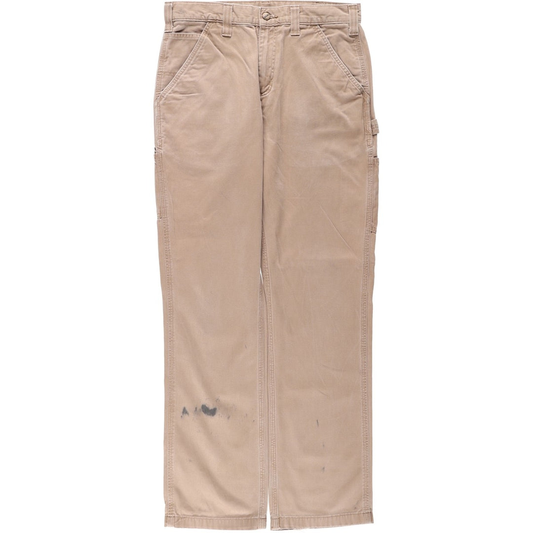 Carhartt Painter Pants, Men's, Size W33 cotton Beige type Vintage Second Hand