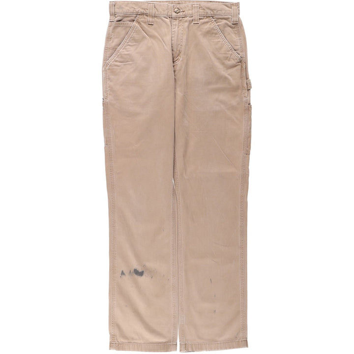 Carhartt Painter Pants, Men's, Size W33 cotton Beige type Vintage Second Hand