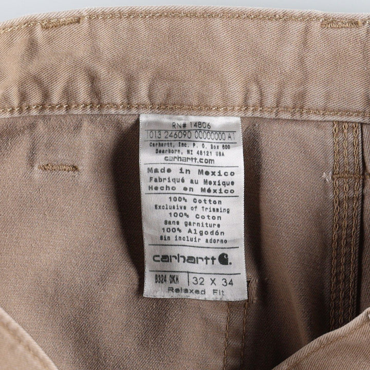 Carhartt Painter Pants, Men's, Size W33 cotton Beige type Vintage Second Hand