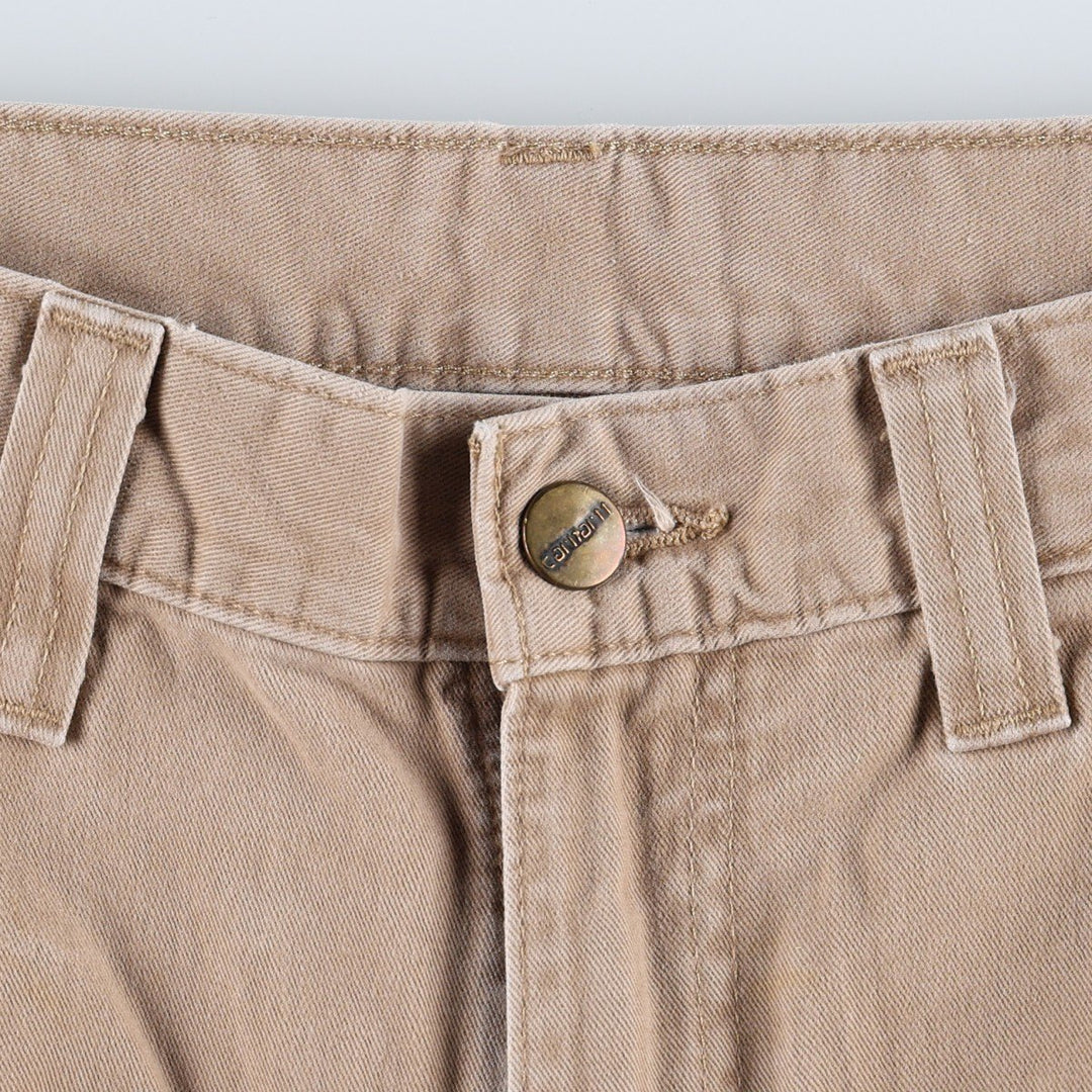 Carhartt Painter Pants, Men's, Size W33 cotton Beige type Vintage Second Hand