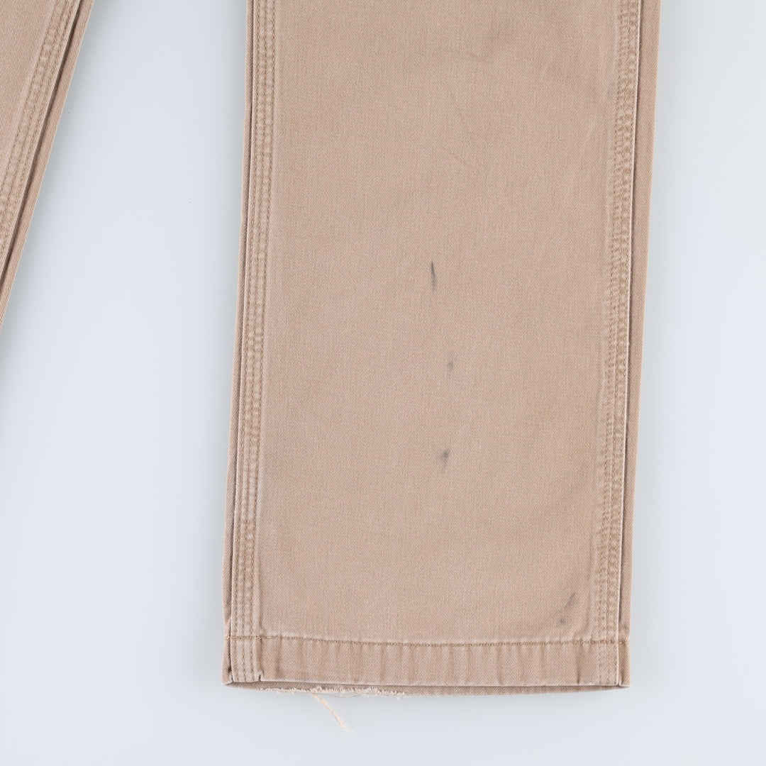 Carhartt Painter Pants, Men's, Size W33 cotton Beige type Vintage Second Hand