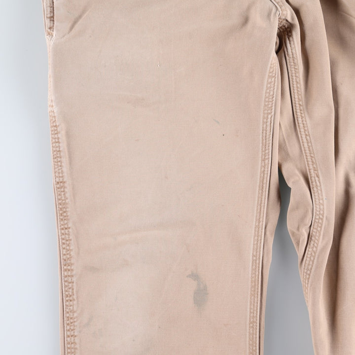 Carhartt Relaxed Fit Work Pants, Men's, Size 34 cotton Beige type Vintage Second Hand