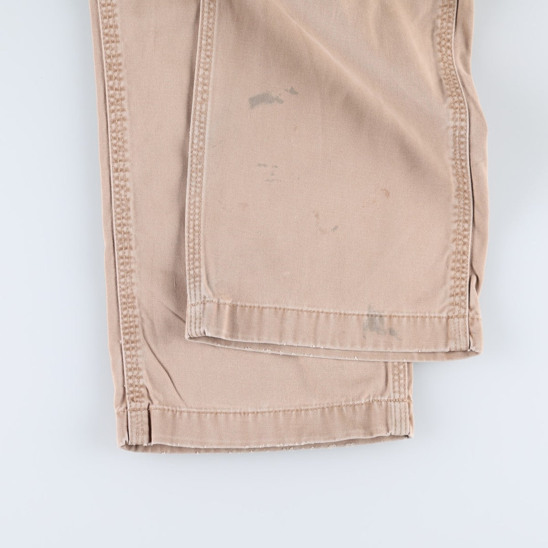 Carhartt Relaxed Fit Work Pants, Men's, Size 34 cotton Beige type Vintage Second Hand