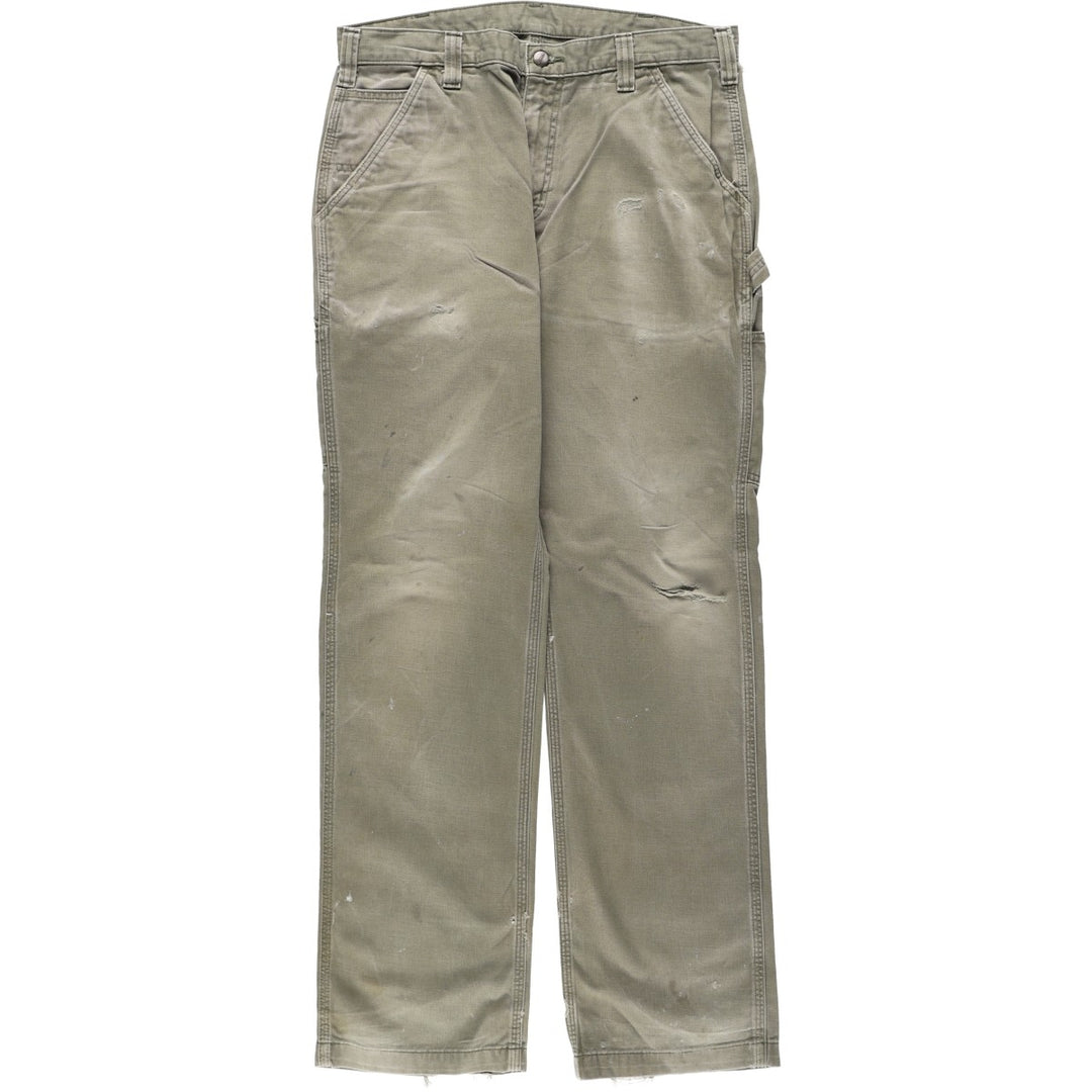 Carhartt Relaxed Fit Painter Pants, Men's W35 (approx.) cotton Khaki type Vintage Second Hand