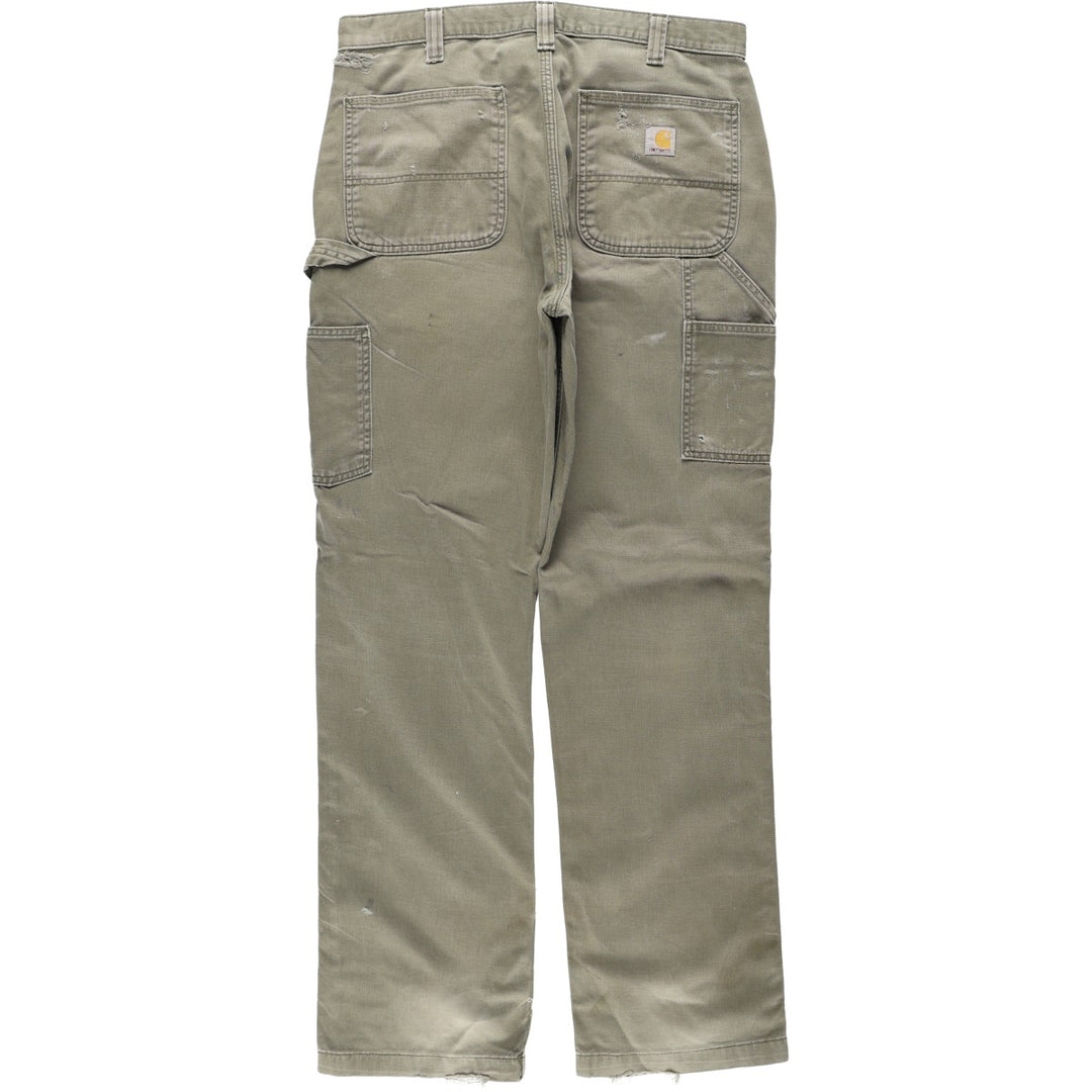 Carhartt Relaxed Fit Painter Pants, Men's W35 (approx.) cotton Khaki type Vintage Second Hand