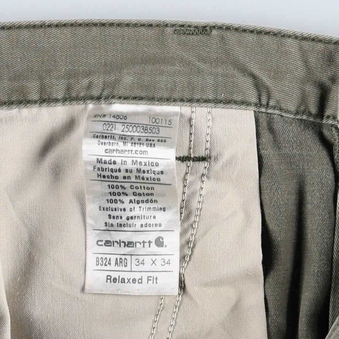 Carhartt Relaxed Fit Painter Pants, Men's W35 (approx.) cotton Khaki type Vintage Second Hand