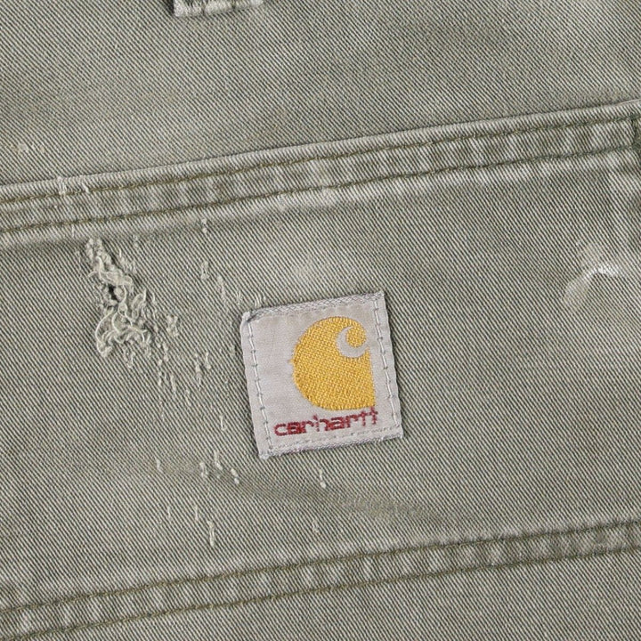 Carhartt Relaxed Fit Painter Pants, Men's W35 (approx.) cotton Khaki type Vintage Second Hand