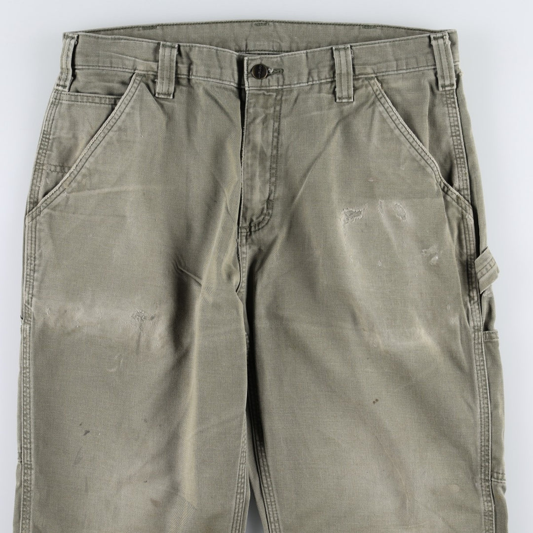 Carhartt Relaxed Fit Painter Pants, Men's W35 (approx.) cotton Khaki type Vintage Second Hand
