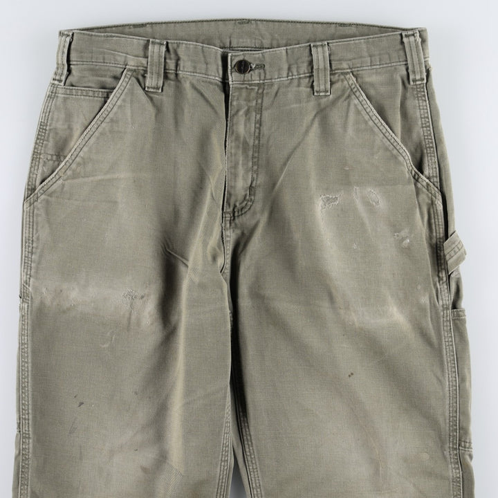 Carhartt Relaxed Fit Painter Pants, Men's W35 (approx.) cotton Khaki type Vintage Second Hand