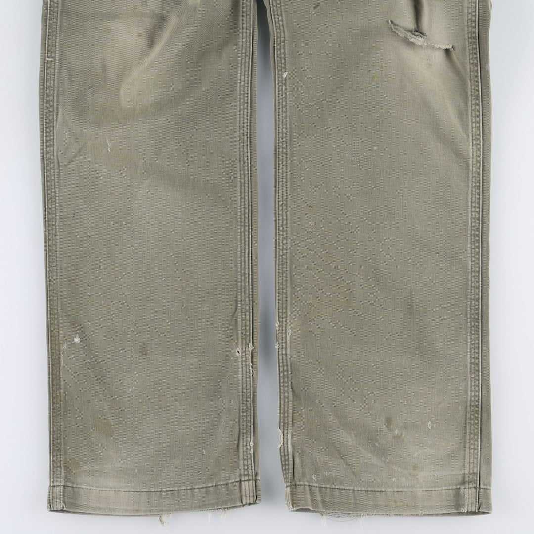 Carhartt Relaxed Fit Painter Pants, Men's W35 (approx.) cotton Khaki type Vintage Second Hand
