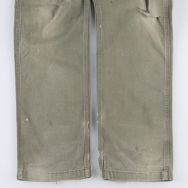 Carhartt Relaxed Fit Painter Pants, Men's W35 (approx.) cotton Khaki type Vintage Second Hand