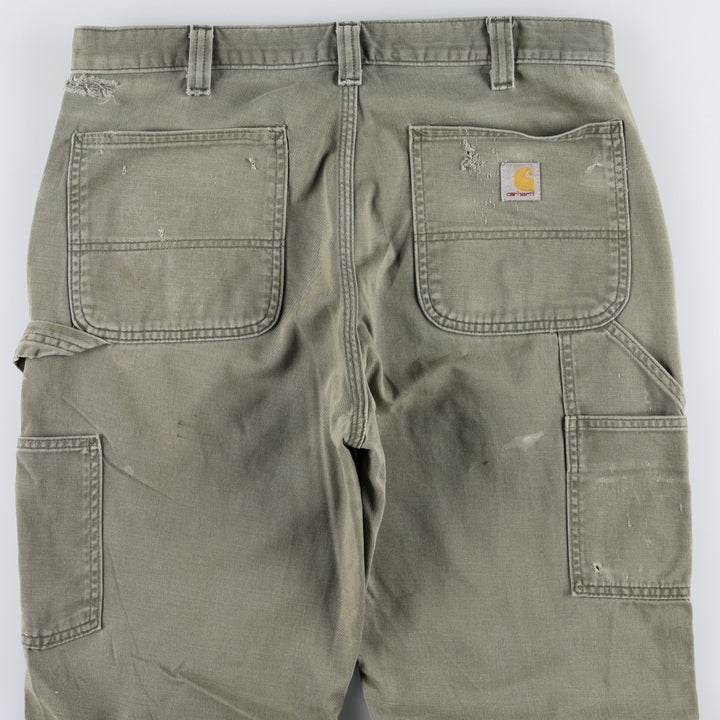 Carhartt Relaxed Fit Painter Pants, Men's W35 (approx.) cotton Khaki type Vintage Second Hand