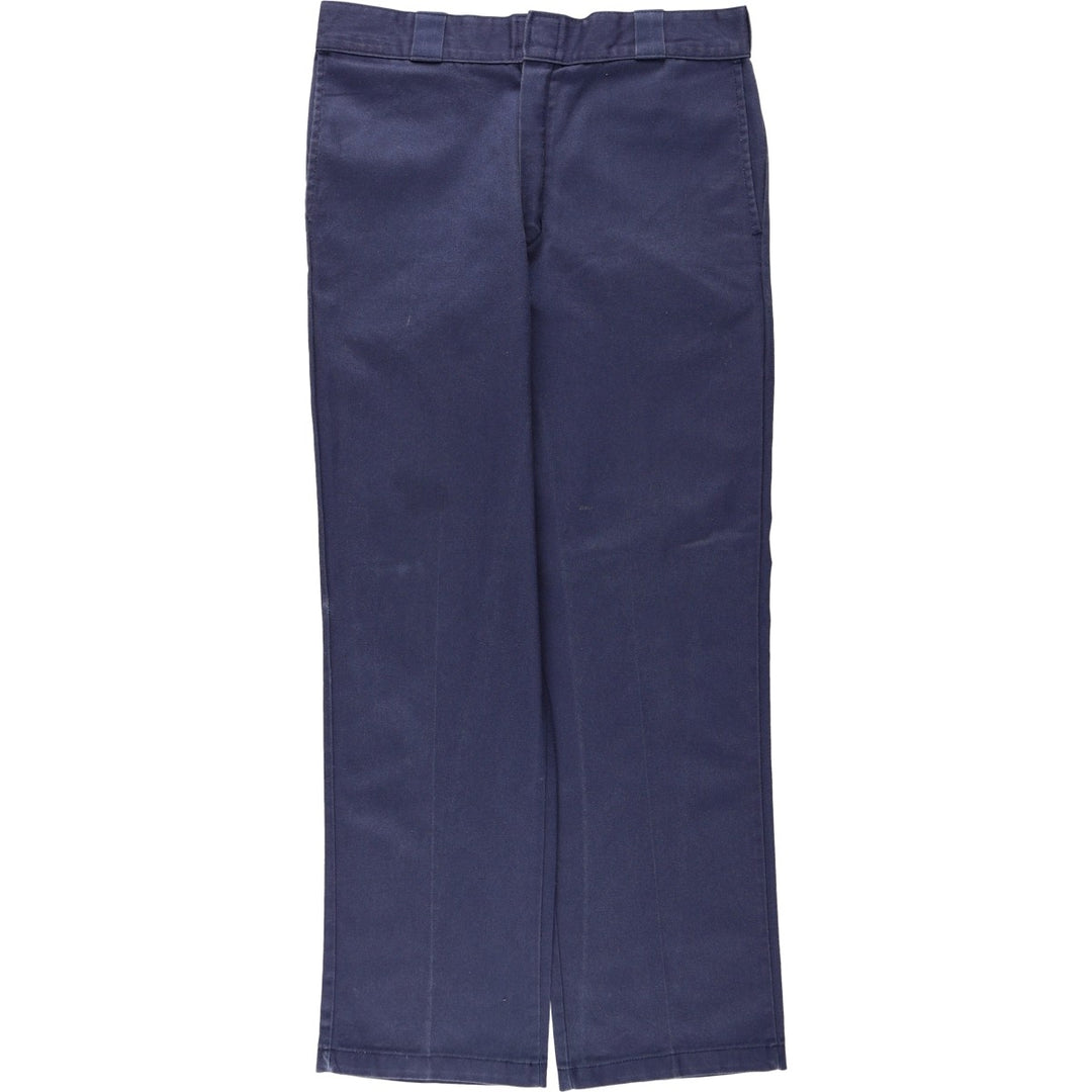 Dickies 874 Original Fit Work Pants for Men, W32 equivalent cotton Navy blue Vintage Second Hand