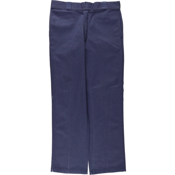 Dickies 874 Original Fit Work Pants for Men, W32 equivalent cotton Navy blue Vintage Second Hand