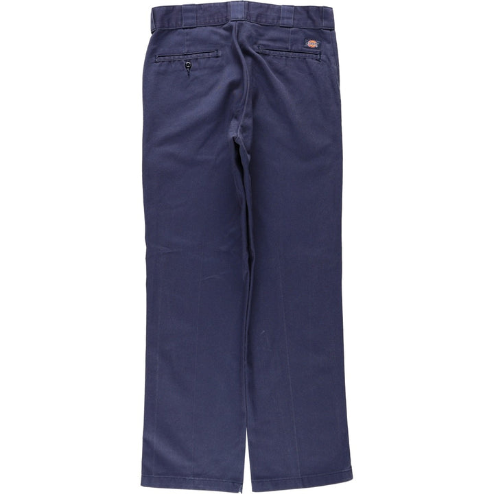 Dickies 874 Original Fit Work Pants for Men, W32 equivalent cotton Navy blue Vintage Second Hand