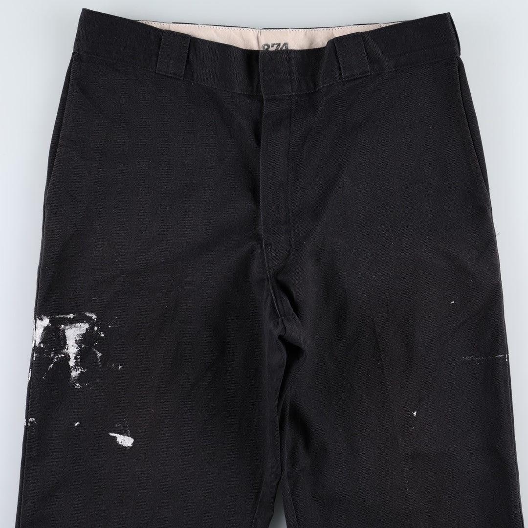 Dickies 874 Flex Original Fit Work Pants, Men's, Size 36 polyester black type Vintage Second Hand