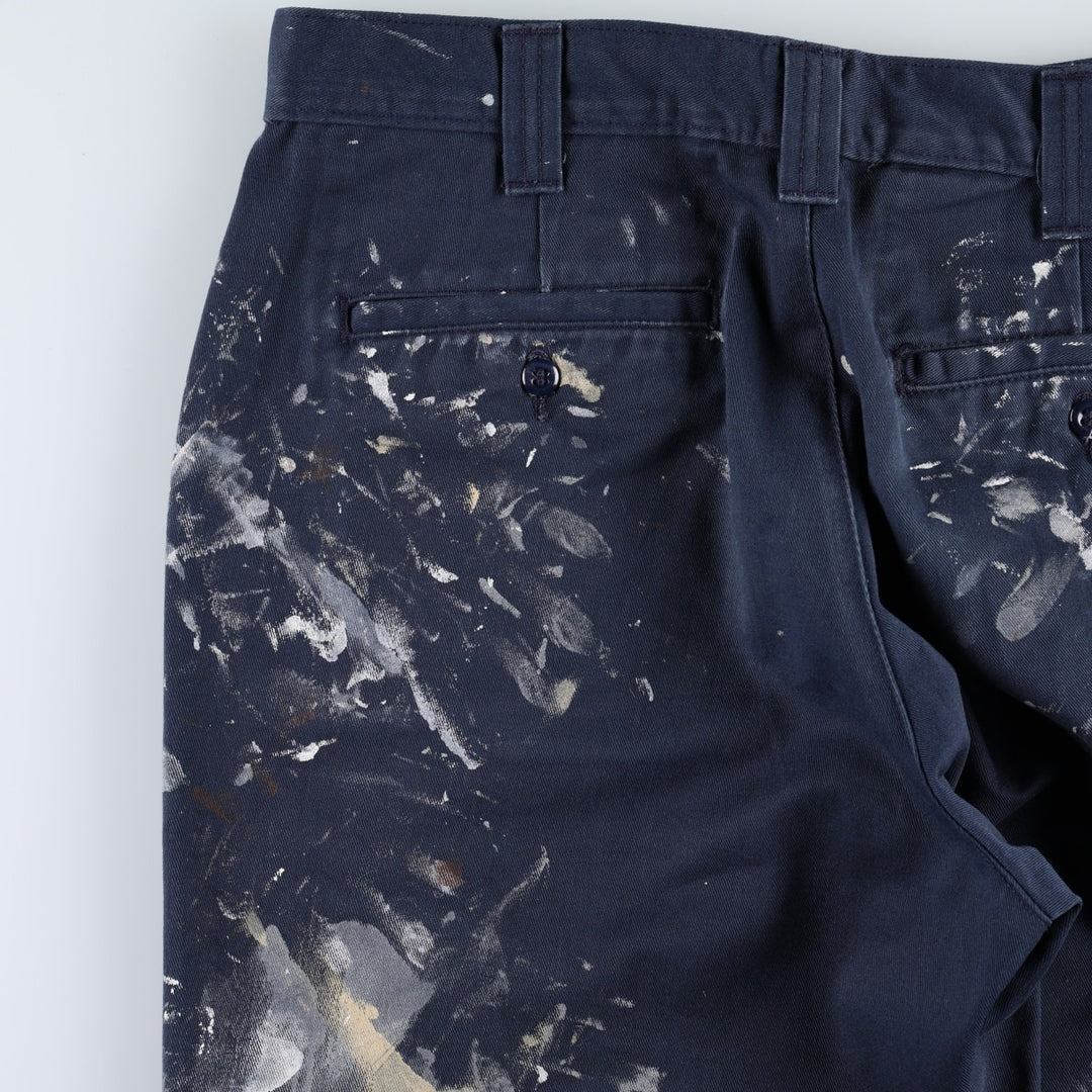Carhartt Men's Work Pants, Size W34 unclear Navy blue Vintage Second Hand