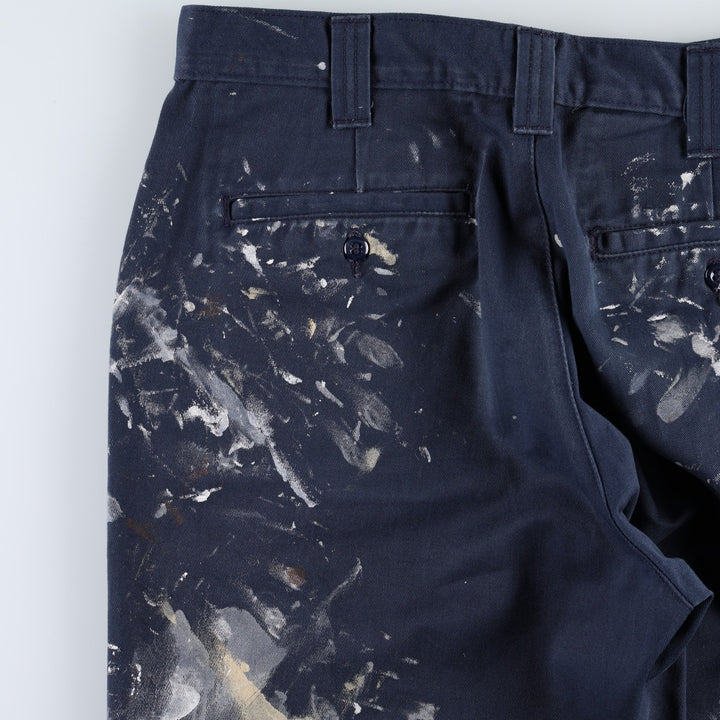 Carhartt Men's Work Pants, Size W34 unclear Navy blue Vintage Second Hand