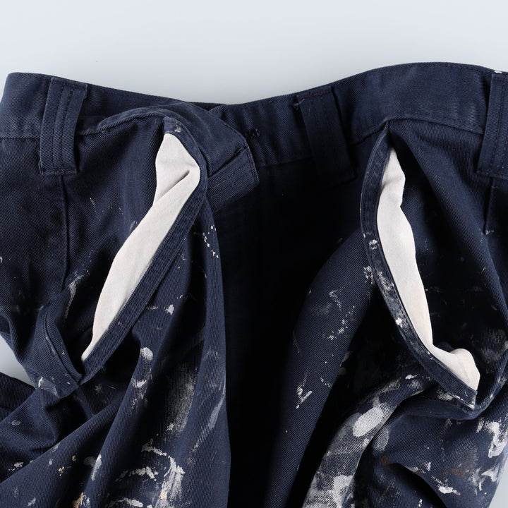 Carhartt Men's Work Pants, Size W34 unclear Navy blue Vintage Second Hand