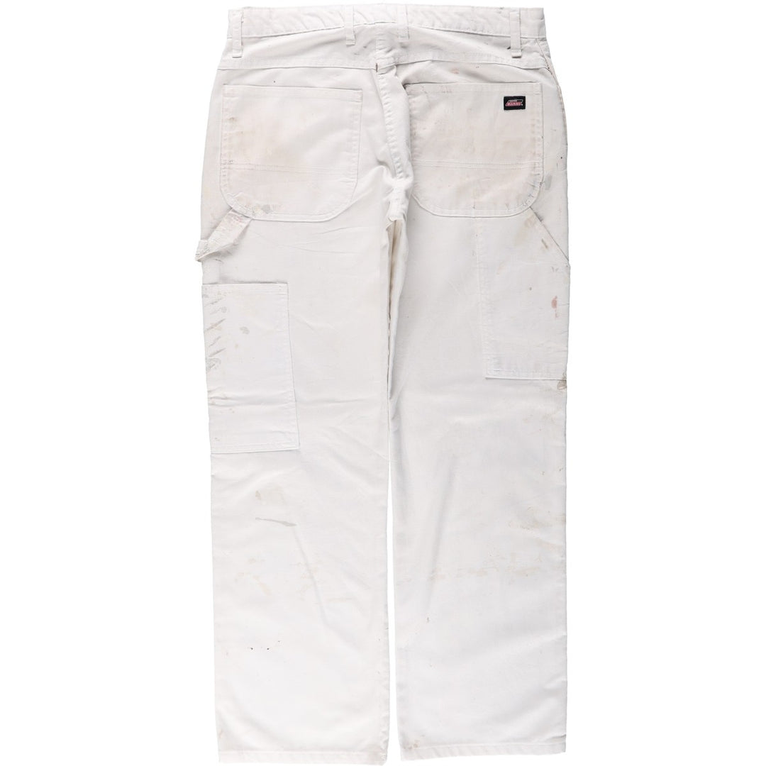 Dickies painter pants, men's size L (approx.) unclear white type Vintage Second Hand