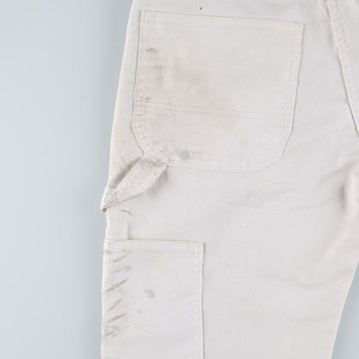 Dickies painter pants, men's size L (approx.) unclear white type Vintage Second Hand