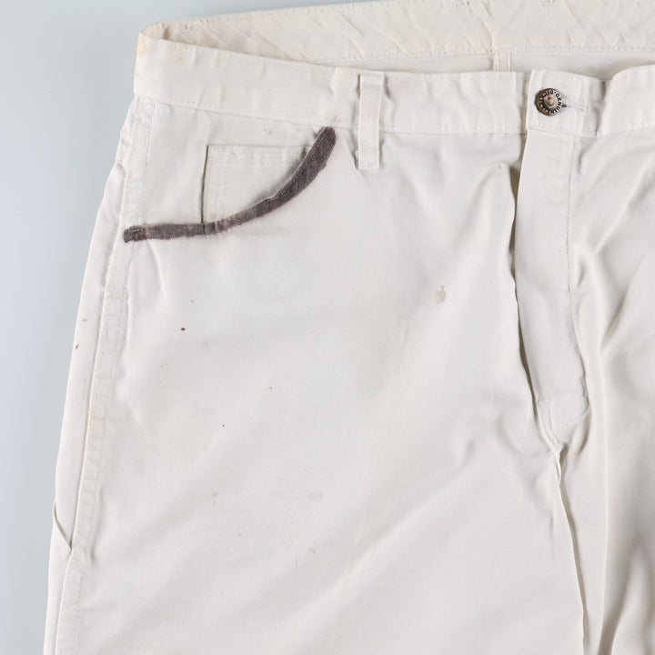 Dickies painter pants, men's size W39 (approx.) unclear white type Vintage Second Hand