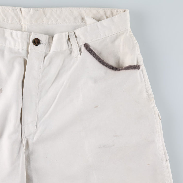 Dickies painter pants, men's size W39 (approx.) unclear white type Vintage Second Hand