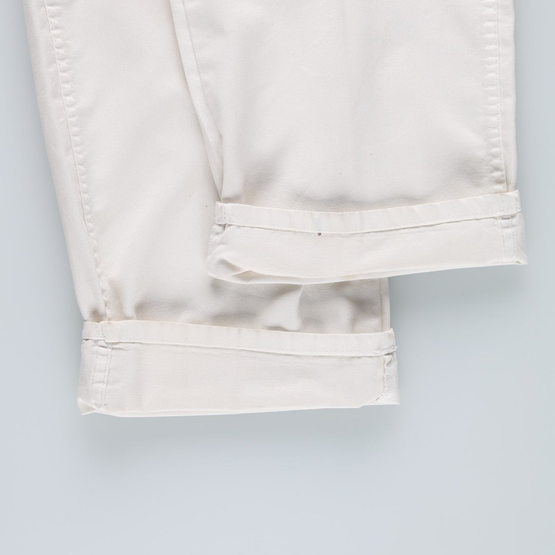 Dickies painter pants, men's size W39 (approx.) unclear white type Vintage Second Hand