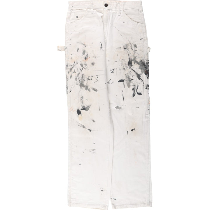 Dickies Painter Pants Men's W30 equivalent cotton white type Vintage Second Hand